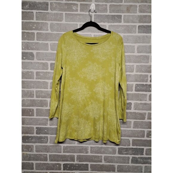 Pure Jill Super Soft‎ Tunic Women's Size Medium Light Green Long Sleeve Knit Top - Picture 1 of 8